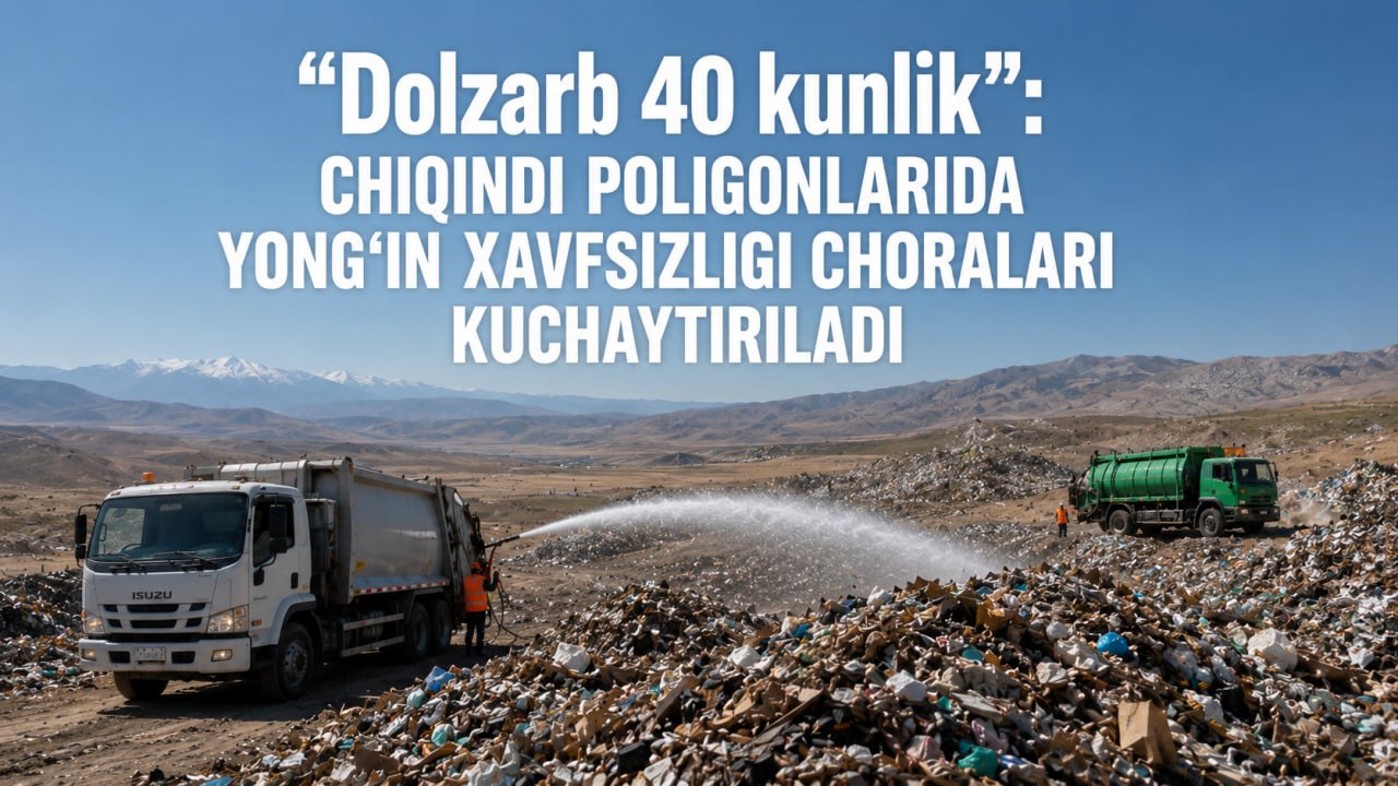 Diqqat e'lon! “Dolzarb 40 kunlik” tadbirlari boshlandi
